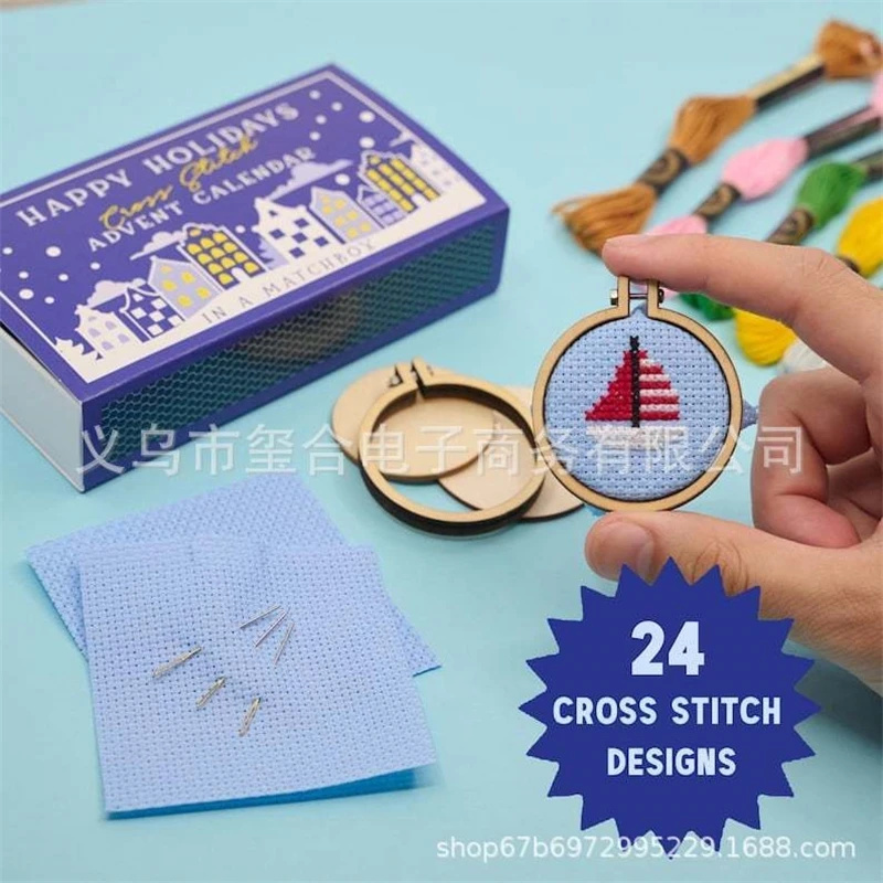 24 Days Countdown Cross Stitch - Advent Calendar Gift recension och pris