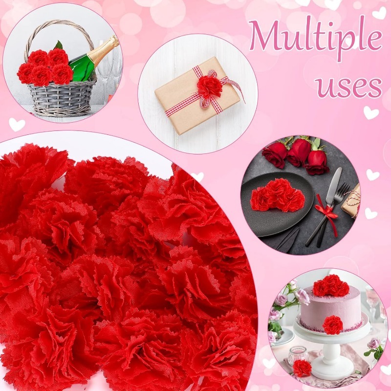 10/20Pcs Rose Artificial Flowe - Christmas Wreath Fake recension och pris