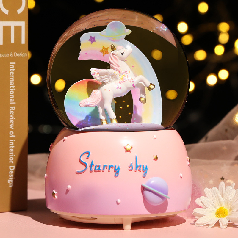 New Crystal Ball Music Box Gir - Snow Globe Musical recension och pris